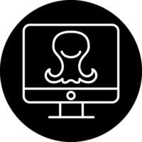 Alien Research Vecto Icon vector