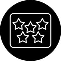 Five Star Vecto Icon vector