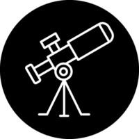 Telescope Vecto Icon vector