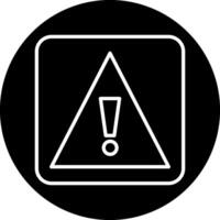Caution Sign Vecto Icon vector