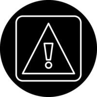 Caution Sign Vecto Icon vector