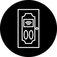 Smart Door Vecto Icon vector