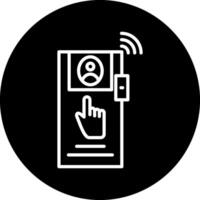 Door Camera Vecto Icon vector