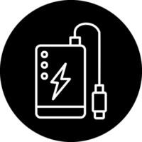 Power Bank Vecto Icon vector