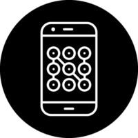 Mobile Security Vecto Icon vector