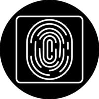 Fingerprint Vecto Icon vector