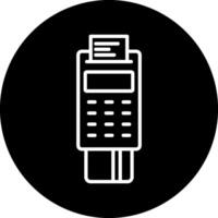 Pos Terminal Vecto Icon vector