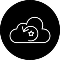 nube vecto icono vector