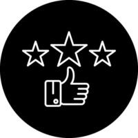 Rating Vecto Icon vector