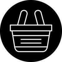 Shopping Basket Vecto Icon vector