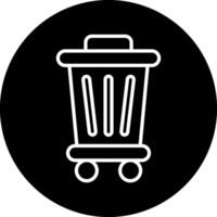 basura compartimiento vecto icono vector