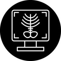 X-ray Bone Vecto Icon vector