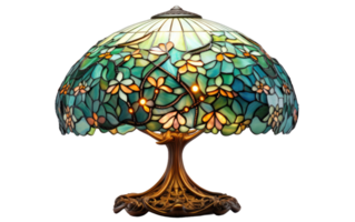 AI generated Tiffany Lamp on Transparent background png