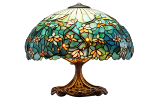 ai gegenereerd tiffany lamp Aan transparant achtergrond png