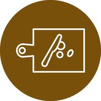 Chopping Board Vecto Icon vector