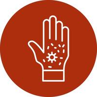 Dirty Hand Vecto Icon vector