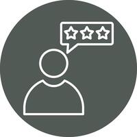 Customer Review Vecto Icon vector