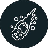 Meteor Vecto Icon vector