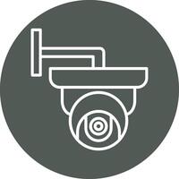 Cctv Camera Vecto Icon vector