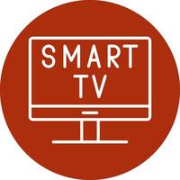 Smart Tv Vecto Icon vector