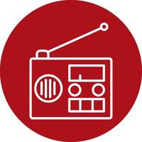 Radio Vecto Icon vector