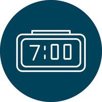 Digital Clock Vecto Icon vector