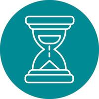 Sand Clock Vecto Icon vector