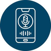 Voice Assistant Vecto Icon vector