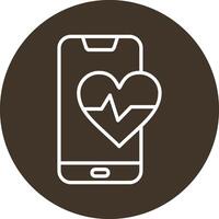 Heart Rate Vecto Icon vector