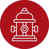 Fire Hydrant Vecto Icon vector