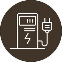 eléctrico cargar vecto icono vector