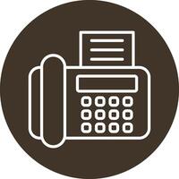 Fax Machine Vecto Icon vector