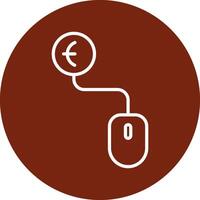 Pay Per Click Vecto Icon vector