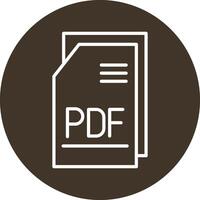 pdf archivo vecto icono vector