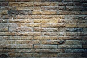 Brick wall pattern background, brick house walls texture photo