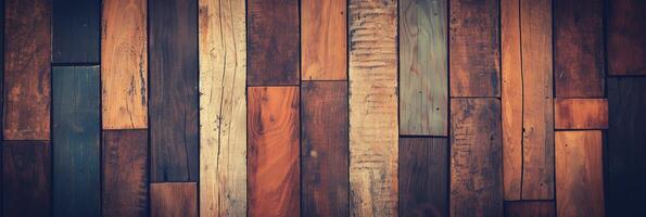 AI generated High resolution natural wood planks texture for versatile background and design projects photo