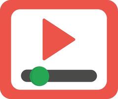 Video Player Vector Icon