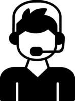 Call Center Agent Vector Icon