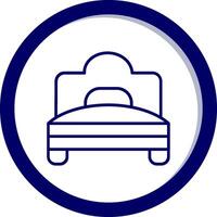 Single Bed Vector Icon