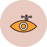 icono de vector de ojo