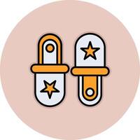 Slippers Vector Icon