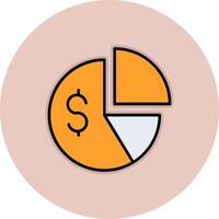 Pie Chart Vector Icon