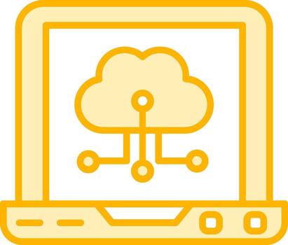 Cloud Computing Vector Icon