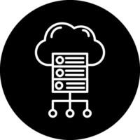 Cloud Server Vector Icon