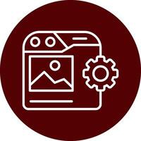 Content Management Vector Icon