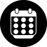 icono de vector de calendario