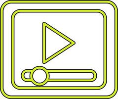 Video Player Vector Icon