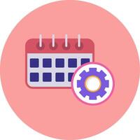 icono de vector de horario