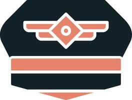 Pilot Hat Vector Icon