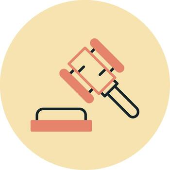 icono de vector de martillo